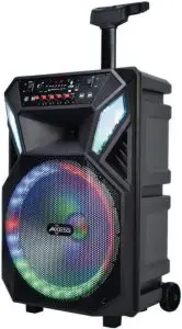 AXESS PABT6040 12” Portable LED Trolley Speaker