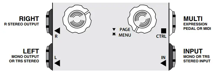 ALEXANDER Rewind Leap Series Programmable Stereo Echo Guitar Effects Pedal - unit or adapter