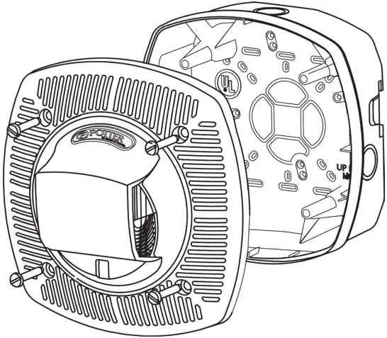 POTTER CSPKSTR-24 Indoor Low Profile Wall Mount 2