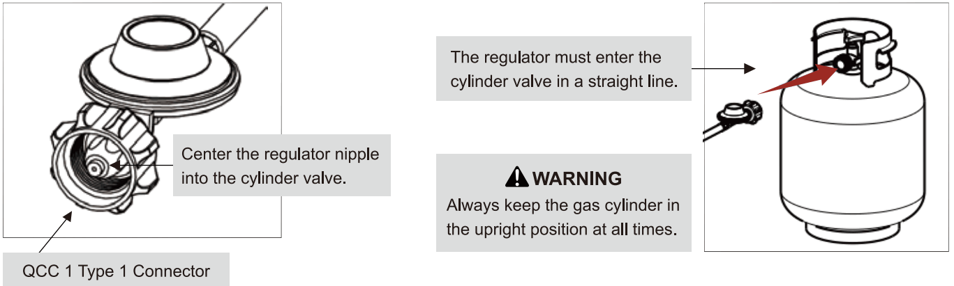 Royal Gourmet GB8000 Large Event 8 Burner Gas Grill - cylinder