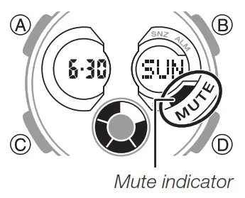 CASIO watch 5607 - Button Operation Tone