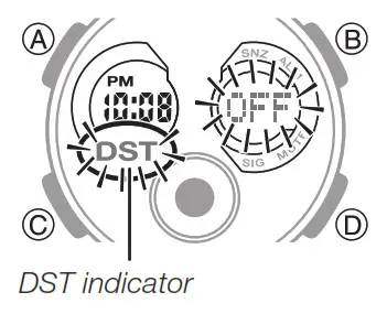 CASIO watch 5607 - Configuring Home City Settings 3
