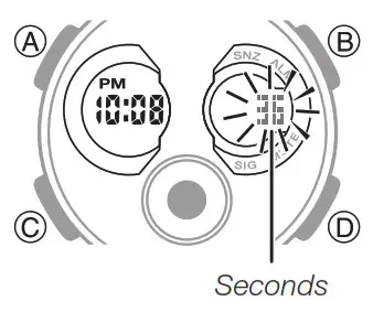 CASIO watch 5607 - Configuring Home City Settings 4