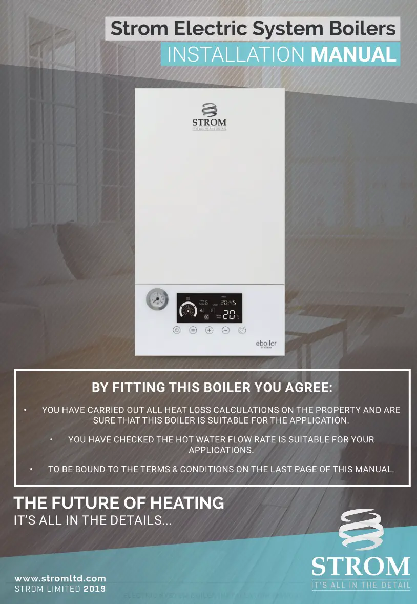 Strom Electric System Boilers User Manual