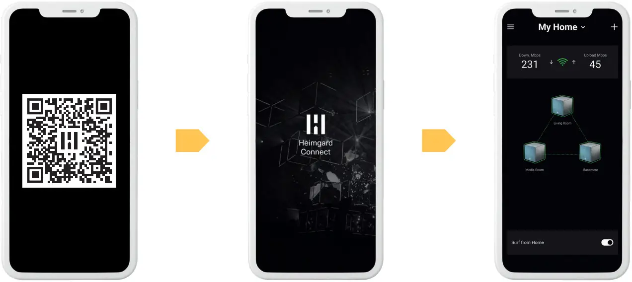 Heimgard QSG Smart Mesh Black 1 Pack