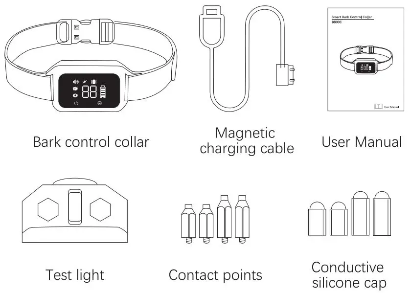 Patpet-B800C-Smart-Bark-Control-Collar-fig 1