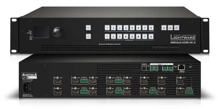 Lightware Mmx8x8 Hdmi 4k A Usb20 Matrix Switcher User Guide