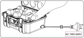 Aputure Accent B7c 8-Light Kit - Charging