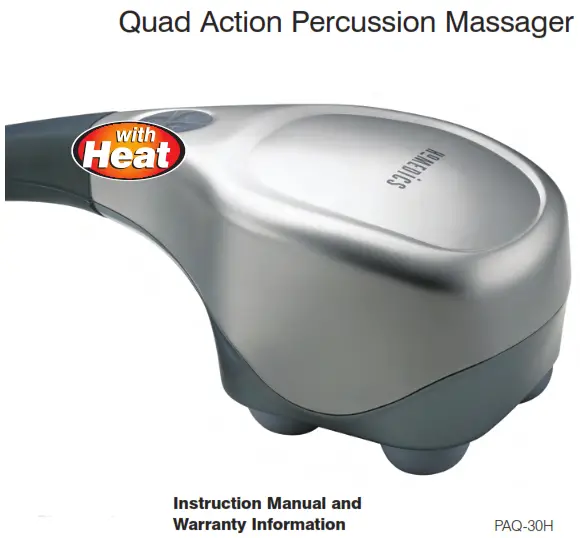 Quad Action Percussion Massager - Percussion Massager