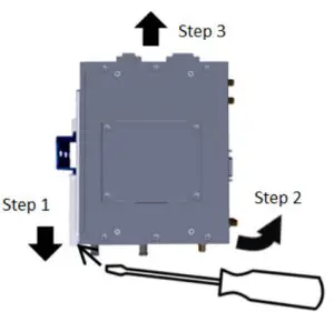MOXA V2201 Series X86 Computers- Removal