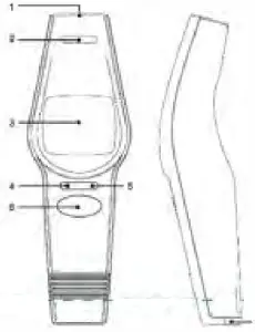 ALPHAMED Infrared Forehead Thermometer UFR106 - Body