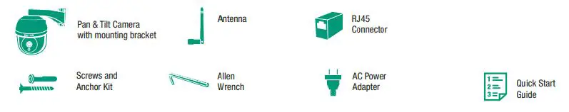 ALC AWF54 Outdoor Pan and Tilt Wi-Fi Camera fig1