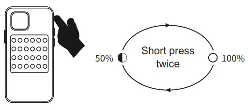 Shenzhen Bestview Electronic A12 Phone Case Video Light Button Functions c