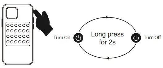 Shenzhen Bestview Electronic A12 Phone Case Video Light Button Functions