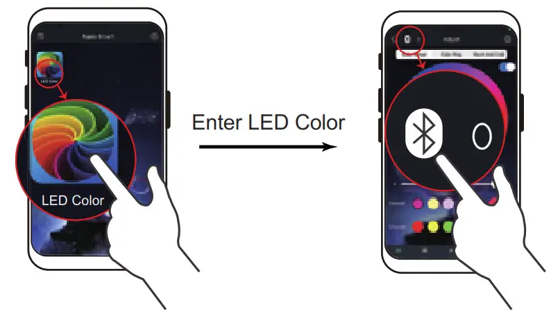 Shenzhen Bestview Electronic A12 Phone Case Video Light add device b3