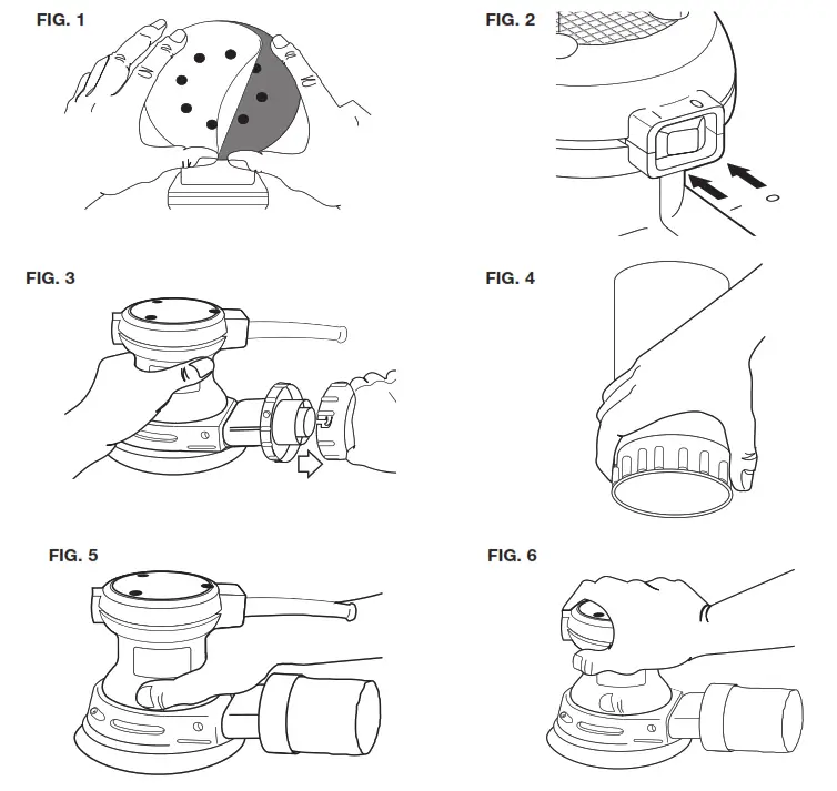 PORTER CABLE Random Orbit Palm Sander - MAINTENANcE