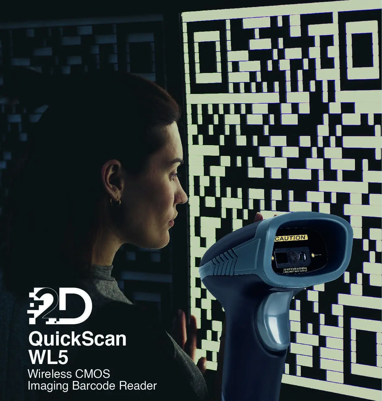 fingers WL5 2D QuickScan Wireless CMOS Imagine Barcode Reader - Product Overview