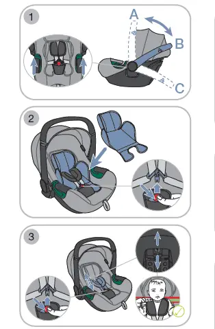 britax 2035-113290 Romer Infant Car Seat Baby-Safe iSENSE-2