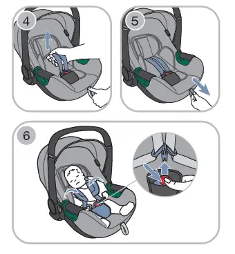 britax 2035-113290 Romer Infant Car Seat Baby-Safe iSENSE-3