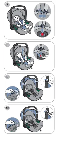 britax 2035-113290 Romer Infant Car Seat Baby-Safe iSENSE-4