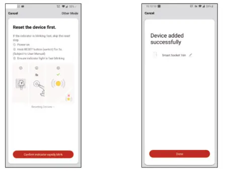 Crabtree 16 A Smart Socket - Device added