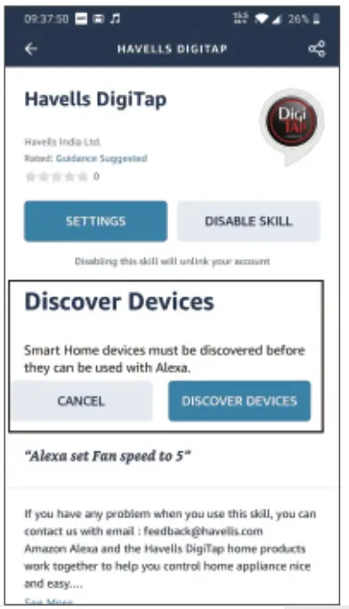 Crabtree 16 A Smart Socket - account binding 2