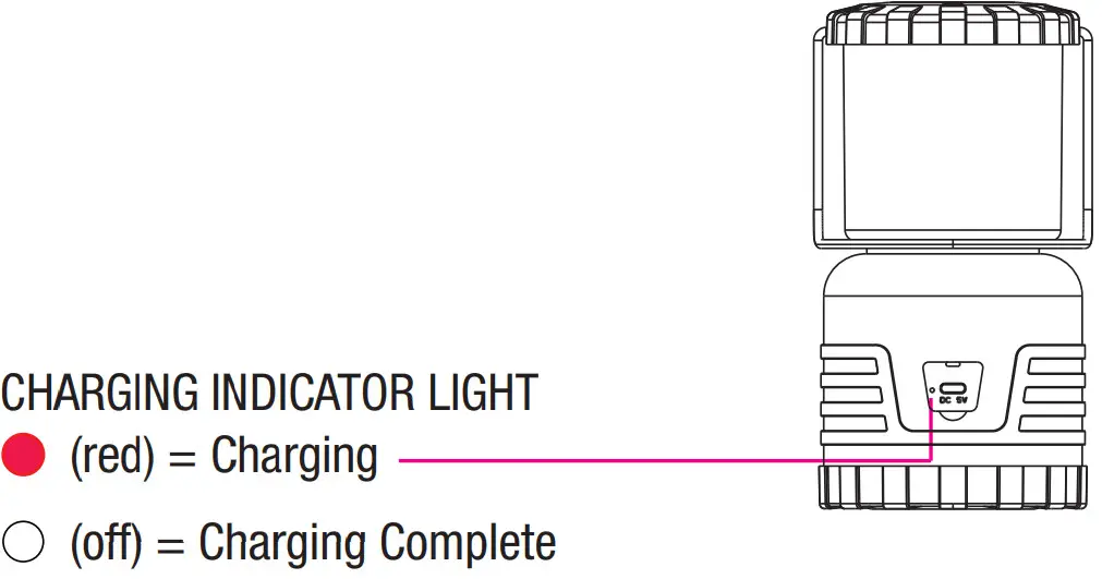 REALTREE OD HKT001 Lantern with Wireless Speaker - CHARGING INDICATOR