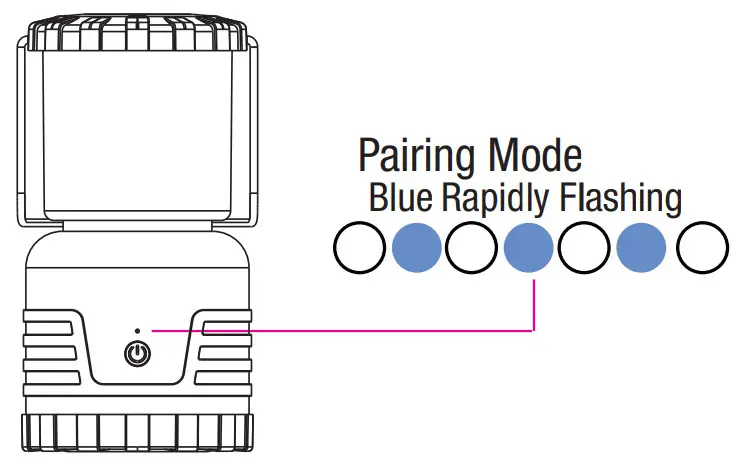 REALTREE OD HKT001 Lantern with Wireless Speaker - Pairing Mode