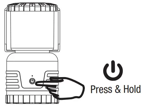 REALTREE OD HKT001 Lantern with Wireless Speaker - Press & Hold 1