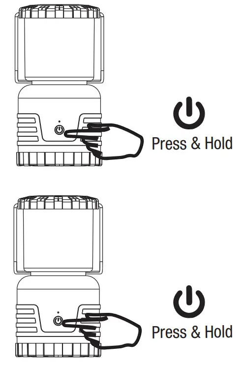 REALTREE OD HKT001 Lantern with Wireless Speaker - Press & Hold