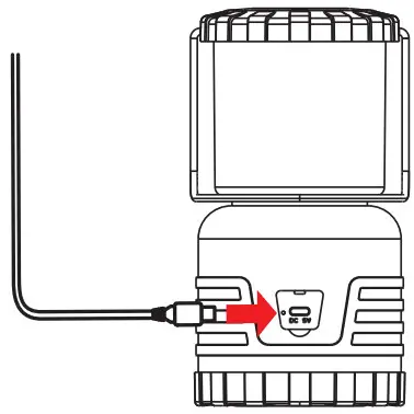 REALTREE OD HKT001 Lantern with Wireless Speaker - charging cable