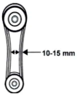 P-Lindberg 9064782 Wood Chipper-Adjusting the V