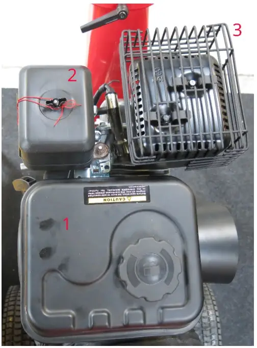 P-Lindberg 9064782 Wood Chipper-Petrol tank