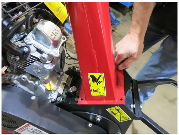 P-Lindberg 9064782 Wood Chipper-chute while