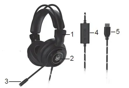 M508-1 Gaming Headset fig 2