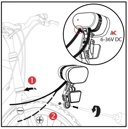 spanninga Axendo 80 E-Bike Auto High-Beam 1