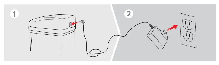 iTouchless DZT13P 13 Gallon Stainless Steel Sensor Trash Can fig 2