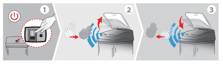 iTouchless DZT13P 13 Gallon Stainless Steel Sensor Trash Can fig 3
