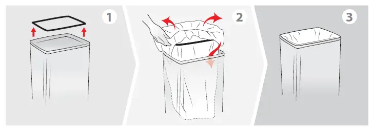 iTouchless DZT13P 13 Gallon Stainless Steel Sensor Trash Can fig 5