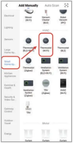 Connect the thermostat