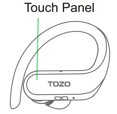 TOZO T5 TWS Bluetooth Earbuds- Touch