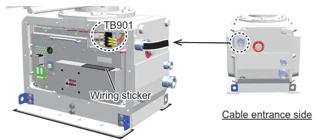 FURUNO 9ZWRTR129 Transceiver unit for the radar sensor- Motor power cable