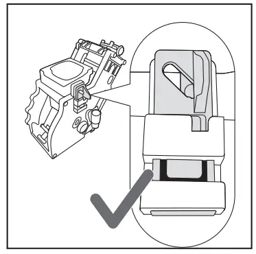 GAGGIA RI8700 Magenta Plus - Make sure that the yellow