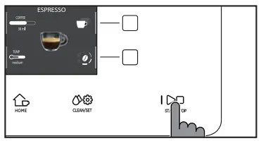GAGGIA RI8700 Magenta Plus - Once the beverage