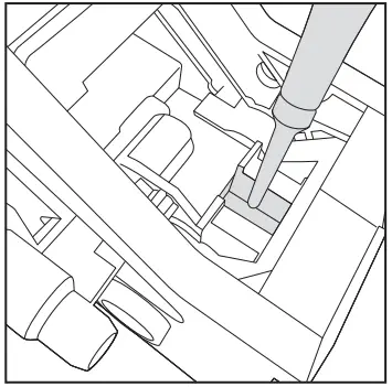 GAGGIA RI8700 Magenta Plus - disconnect
