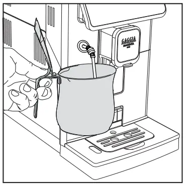 GAGGIA RI8700 Magenta Plus - steam nozzle