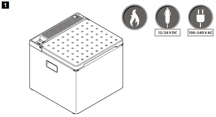 DOMETIC ACX3 Series ACX3 30 Mobile Absorption Cooler- 7