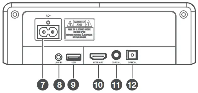 Hisense HS218 2 1 Channel Soudbar with Wireless Subwoofer - Button