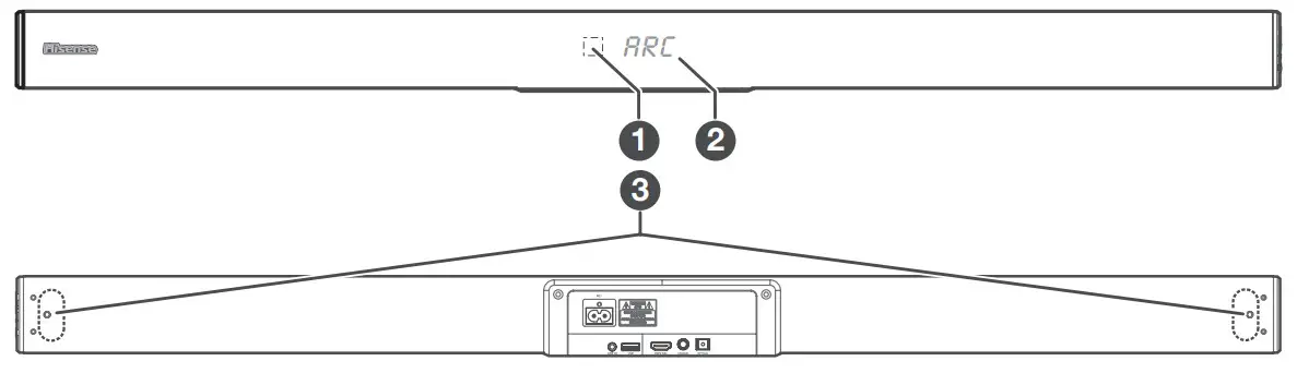 Hisense HS218 2 1 Channel Soudbar with Wireless Subwoofer - Main