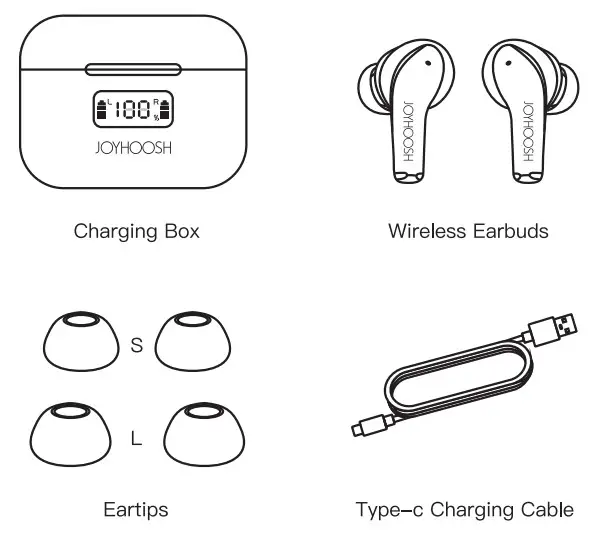 JOYHOOSH K6 True Wireless Earbuds - OVERVIEW